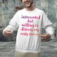 Introverted Willing To Discuss Cesky Terrier Introvert Unisex Sweatshirt Introverted Willing To Discuss Cesky Terrier Introvert Unisex Sweatshirt