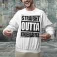 Kids Straight Outta Kindergarten Shirt Boy Girl Graduation Unisex Sweatshirt