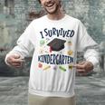 Kindergarten Graduation Shirt I Survived Kindergarten Unisex Sweatshirt