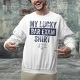 Law School Graduation Him Her Lucky Bar Exam Unisex Sweatshirt