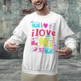 I Love The 90'S 90s Nostalgia Premium Tri-Blend Unisex Sweatshirt