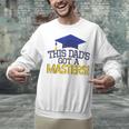 Masters Degree Proud Dad Graduation Shirt MBA Social Work Unisex Sweatshirt
