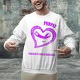 In My Memory Of My Grandpa PANCREATIC CANCER AWARENESS Unisex Sweatshirt