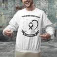 In Memory Of Great Grandpa Melanoma Cancer Awareness Unisex Sweatshirt In Memory Of Great Grandpa Melanoma Cancer Awareness Unisex Sweatshirt