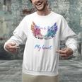 In Memory Of Mom Dad In Heaven Guardian Angel Wings Memorial Unisex Sweatshirt In Memory Of Mom Dad In Heaven Guardian Angel Wings Memorial Unisex Sweatshirt