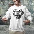Mixed Tape Emotions Music Lover Nostalgia Quote Premium Tri-Blend Unisex Sweatshirt
