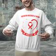 Mom Heart Disease Awareness In Remembrance Memory Of Unisex Sweatshirt