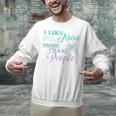 I Like Music More Than People Introvert Music Lover INTP Pun Unisex Sweatshirt