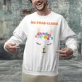 No Prob Llama Birthday Graduation Women Kids Girls Unisex Sweatshirt