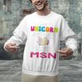 Nurse MSN Graduation Unicorn T-Shirt Nursing School Unisex Sweatshirt