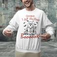 Oops I Got Another Book Boo Ghost Read Book Unisex Sweatshirt