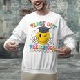 Peace Out Preschool Graduation Last Day Teachers Boys Girls Unisex Sweatshirt