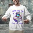 Please Be Patient With Me I'm From The 1900s Gamer Gaming Premium Unisex Sweatshirt
