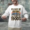 Please Be Patient I'm From The 1900s Retro Computer Raglan Baseball Tee Unisex Sweatshirt