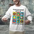 Please Be Patient With Me I'm From The 1900s Vintage 90s Premium Tri-Blend Unisex Sweatshirt Please Be Patient With Me I'm From The 1900s Vintage 90s Premium Tri-Blend Unisex Sweatshirt
