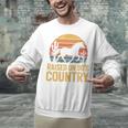 Raised On 90’s Country Horse Retro Nostalgia Western Music Unisex Sweatshirt
