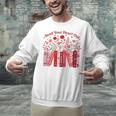 Read Your Heart Out Teacher Valentines Day Reading Book Unisex Sweatshirt