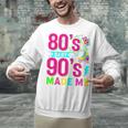 Retro 1980s 80's Baby 1990s 90's Made Me Nostalgia Vibes Premium Tri-Blend Unisex Sweatshirt
