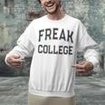Retro Anti Social FREAK COLLEGE Introvert Stay Away From Me Unisex Sweatshirt Retro Anti Social FREAK COLLEGE Introvert Stay Away From Me Unisex Sweatshirt
