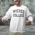 Retro Anti Social WICKED COLLEGE Introvert Stay Away From Me Unisex Sweatshirt