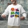 Retro Gamer Controller 80s 90s Video Game Arcade Nostalgia Unisex Sweatshirt