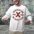 Retro Gen X 1965-1980 Sarcastic Nostalgia Graphic Premium Tri-Blend Unisex Sweatshirt Retro Gen X 1965-1980 Sarcastic Nostalgia Graphic Premium Tri-Blend Unisex Sweatshirt