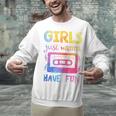 Retro Girls Just Wanna Have Fun Nostalgia 1980s 80's Premium Tri-Blend Unisex Sweatshirt Retro Girls Just Wanna Have Fun Nostalgia 1980s 80's Premium Tri-Blend Unisex Sweatshirt