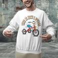 This How I Rolled Retro Tricycle 80s 90s Kid Nostalgia Premium Tri-Blend Unisex Sweatshirt