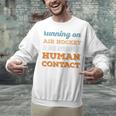 Running On Air Hockey Social Introvert Humor Vintage Unisex Sweatshirt Running On Air Hockey Social Introvert Humor Vintage Unisex Sweatshirt