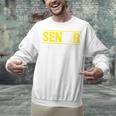 Senior 2018 Class President-School Colors Graduation Unisex Sweatshirt