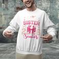 Senior 2026 Class Of 26 Coquette Pink Bow Graduation Sister Unisex Sweatshirt