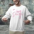 Senior 2027 Class Of 2027 Coquette Pink Bow Graduation 2027 Premium Tri-Blend Unisex Sweatshirt