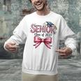 Senior Class Of 2027 Coquette Pink Bow Graduation 2027 Girls Unisex Sweatshirt