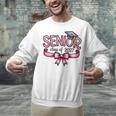 Senior Class Of 2027 Coquette Pink Bow Graduation 2027 Women Unisex Sweatshirt