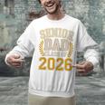 Senior Dad Class Of 2026 Purple Yellow Vintage Graduation Unisex Sweatshirt