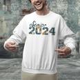 Senior Graduation Class Of 2024 Cute Senior 2024 Flowers Unisex Sweatshirt