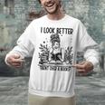 Smutty Spicy Book Smut Reader I Look Better Bent Over A Book Unisex Sweatshirt