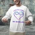 Suicide Prevention Shirt Teal & Purple In Memory Of Husband Unisex Sweatshirt Suicide Prevention Shirt Teal & Purple In Memory Of Husband Unisex Sweatshirt