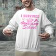 I Survived Cosmetology School Graduation Cosmetology Grad Unisex Sweatshirt