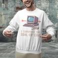 I Survived The Dial-Up Era Retro 90s Nostalgia Premium Tri-Blend Unisex Sweatshirt I Survived The Dial-Up Era Retro 90s Nostalgia Premium Tri-Blend Unisex Sweatshirt