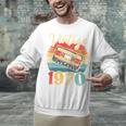 Vintage 1970 Retro Cassette Tape 70s Born Nostalgia Birthday Unisex Sweatshirt Vintage 1970 Retro Cassette Tape 70s Born Nostalgia Birthday Unisex Sweatshirt