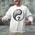 Vintage 6 7 Sketch Yin Yang Namaste Six Seven Nostalgia Unisex Sweatshirt