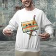 Vintage Pencil Rewind Cassette Tape Nostalgia Party 80s 90s Premium Unisex Sweatshirt
