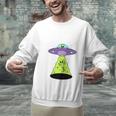 I Wanna Go Home Introvert UFO UAP Flying Saucer Trippy Alien Unisex Sweatshirt I Wanna Go Home Introvert UFO UAP Flying Saucer Trippy Alien Unisex Sweatshirt