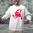 Yk2 Grunge Scary Cat With Shooting Stars 90s Nostalgia Unisex Sweatshirt Yk2 Grunge Scary Cat With Shooting Stars 90s Nostalgia Unisex Sweatshirt