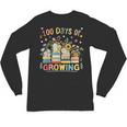 100th Day Of School Teacher Floral Books 100 Days Of Growing Unisex Long Sleeve T-Shirt 100th Day Of School Teacher Floral Books 100 Days Of Growing Unisex Long Sleeve T-Shirt