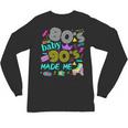 1980s 80's Baby 1990s 90's Made Me Birthday Nostalgia Vibes Unisex Long Sleeve T-Shirt 1980s 80's Baby 1990s 90's Made Me Birthday Nostalgia Vibes Unisex Long Sleeve T-Shirt