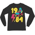 1984 Retro Raised In The 80s Old School Nostalgia Vibes Unisex Long Sleeve T-Shirt 1984 Retro Raised In The 80s Old School Nostalgia Vibes Unisex Long Sleeve T-Shirt