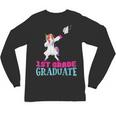 1st Grade Graduation Dabbing Unicorn Lover T-Shirt Kids Unisex Long Sleeve T-Shirt