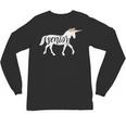 2019 Senior Unicorn Shirt Graduation High School College Unisex Long Sleeve T-Shirt